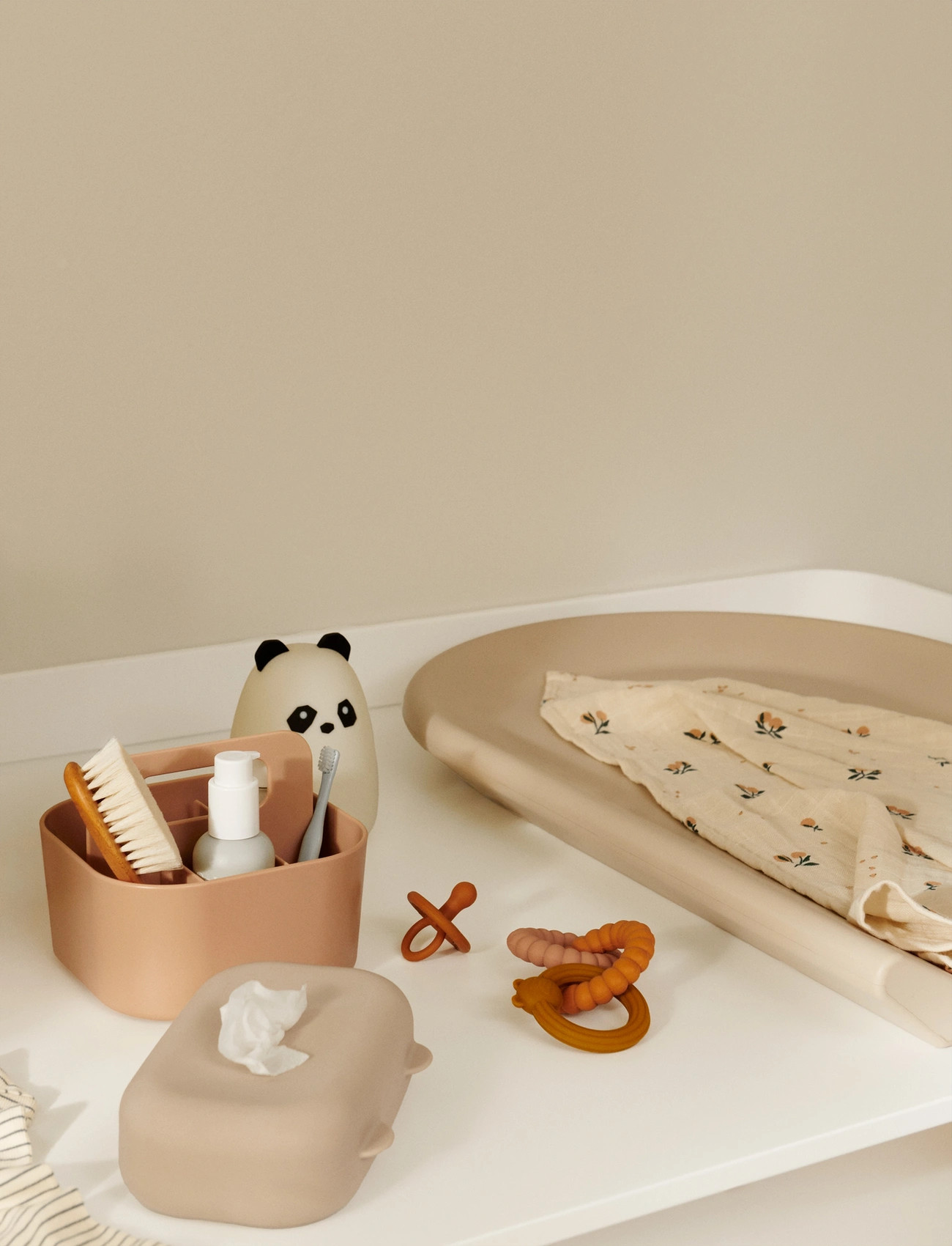 Liewood Winston Panda Night Light, One Size, Cream, Belysning > Natlamper, Børn