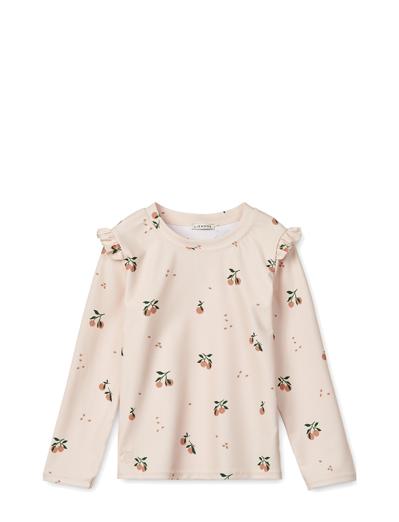 Tenley Printed Swim Tee Swimwear Swim Tops Beige Liewood