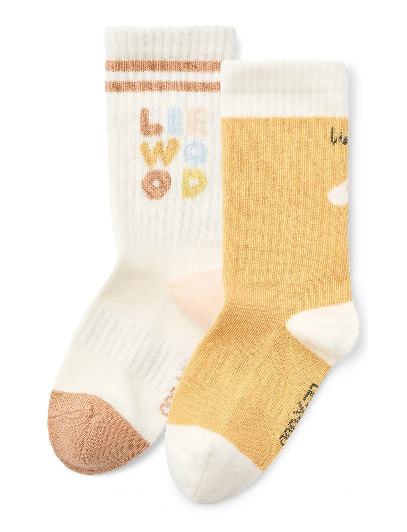 Liewood Annette Socks 2-Pack, 29/32, Yellow, Sokker & Strømpebukser > Sokker, Børn
