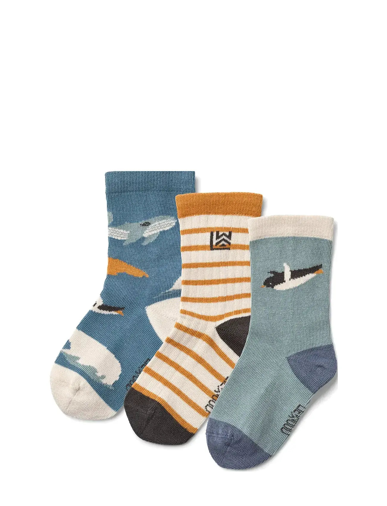 Liewood Silas Socks 3-Pack, 22/24, Multi/patterned, Sokker & Strømpebukser > Sokker, Børn