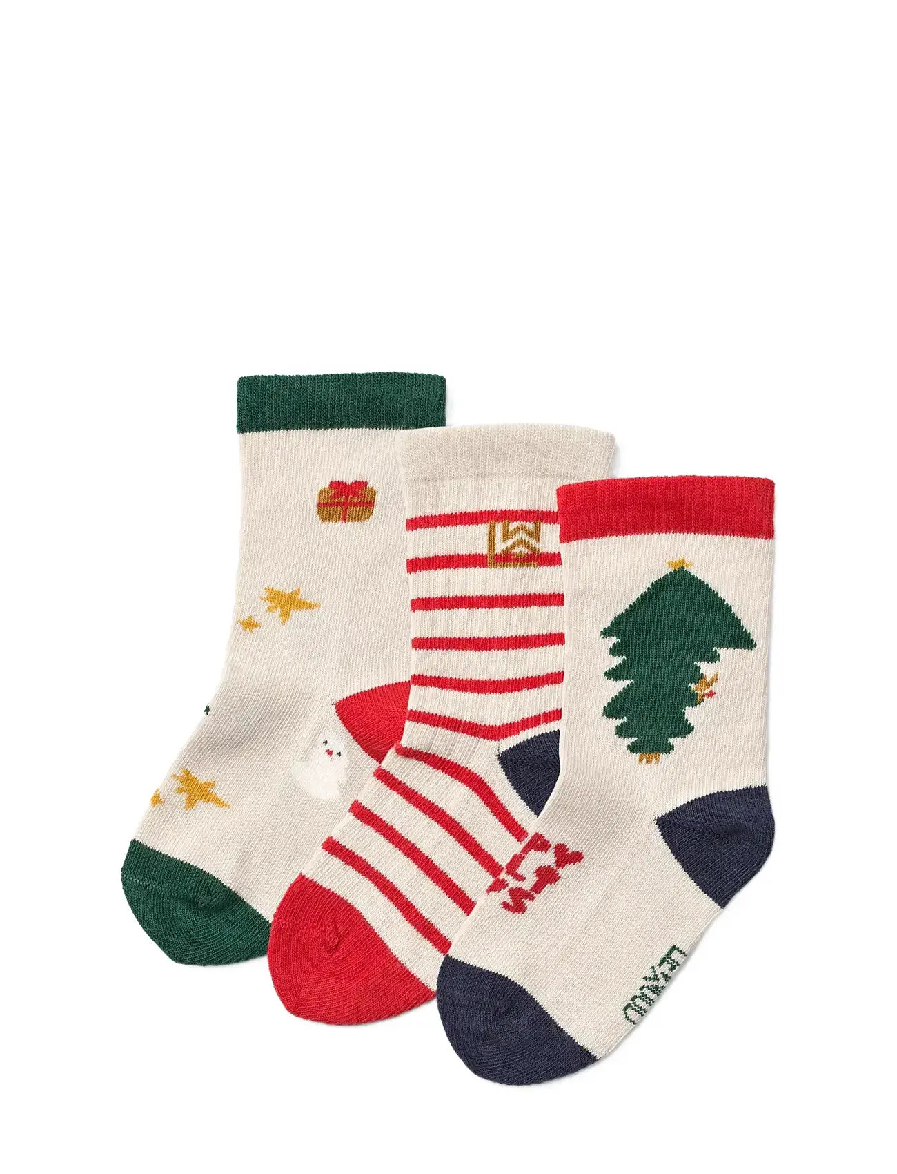 Liewood Silas Socks 3-Pack, 22/24, Multi/patterned, Sokker & Strømpebukser > Sokker, Børn