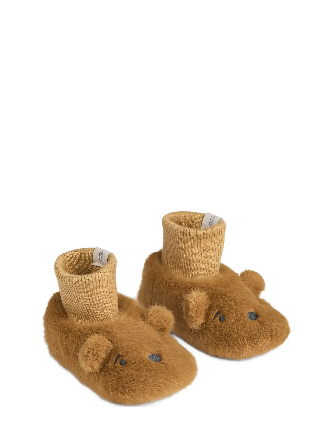 Beth Bear Plush Slipper Tøfler Innesko Brown Liewood