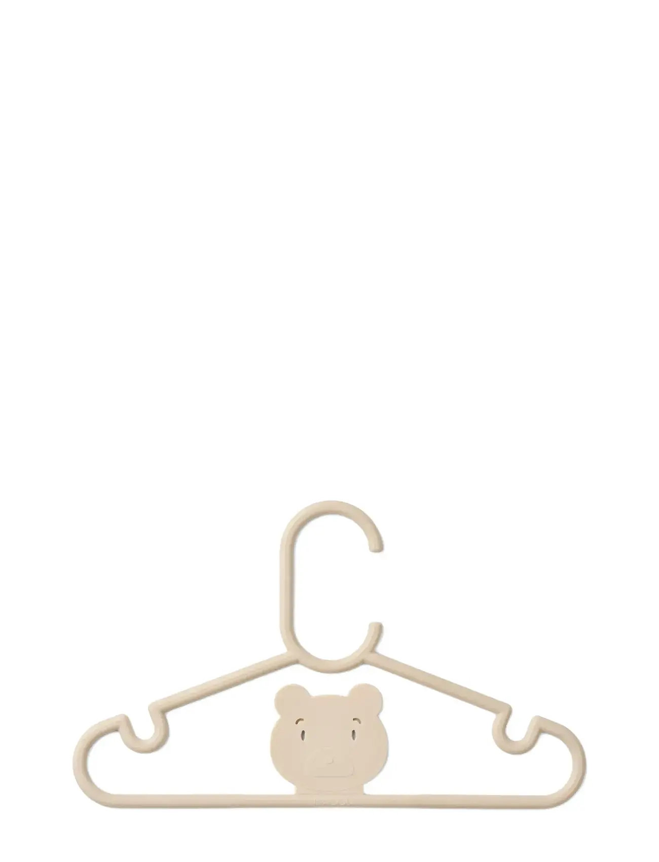 Liewood Falton Mr Bear Hanger 8-Pack, One Size, Beige, Opbevaring > Knager Og Bøjler, Børn