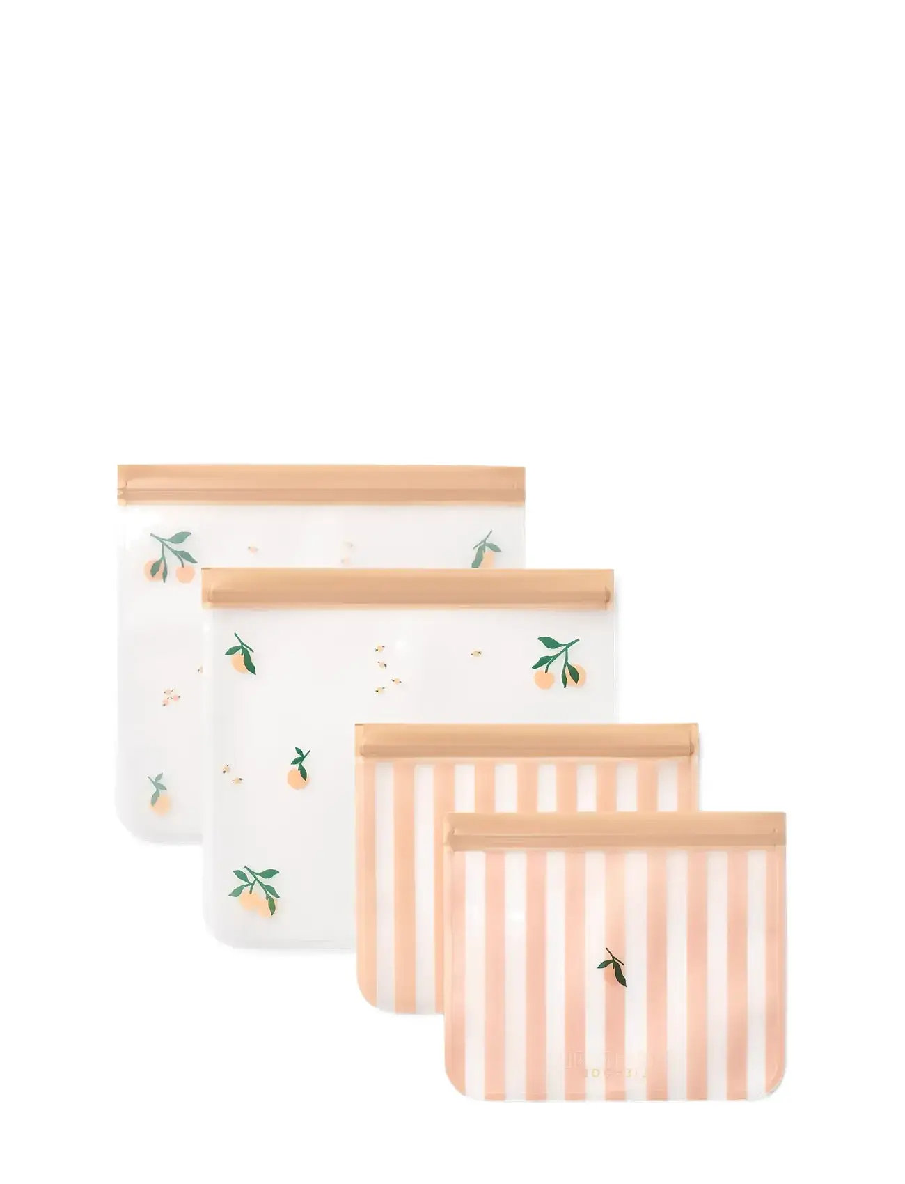 Liewood Rebus Reusable Food Bags 4-Pack, One Size, Multi/patterned, Fodring Af Baby > Madposer, Børn