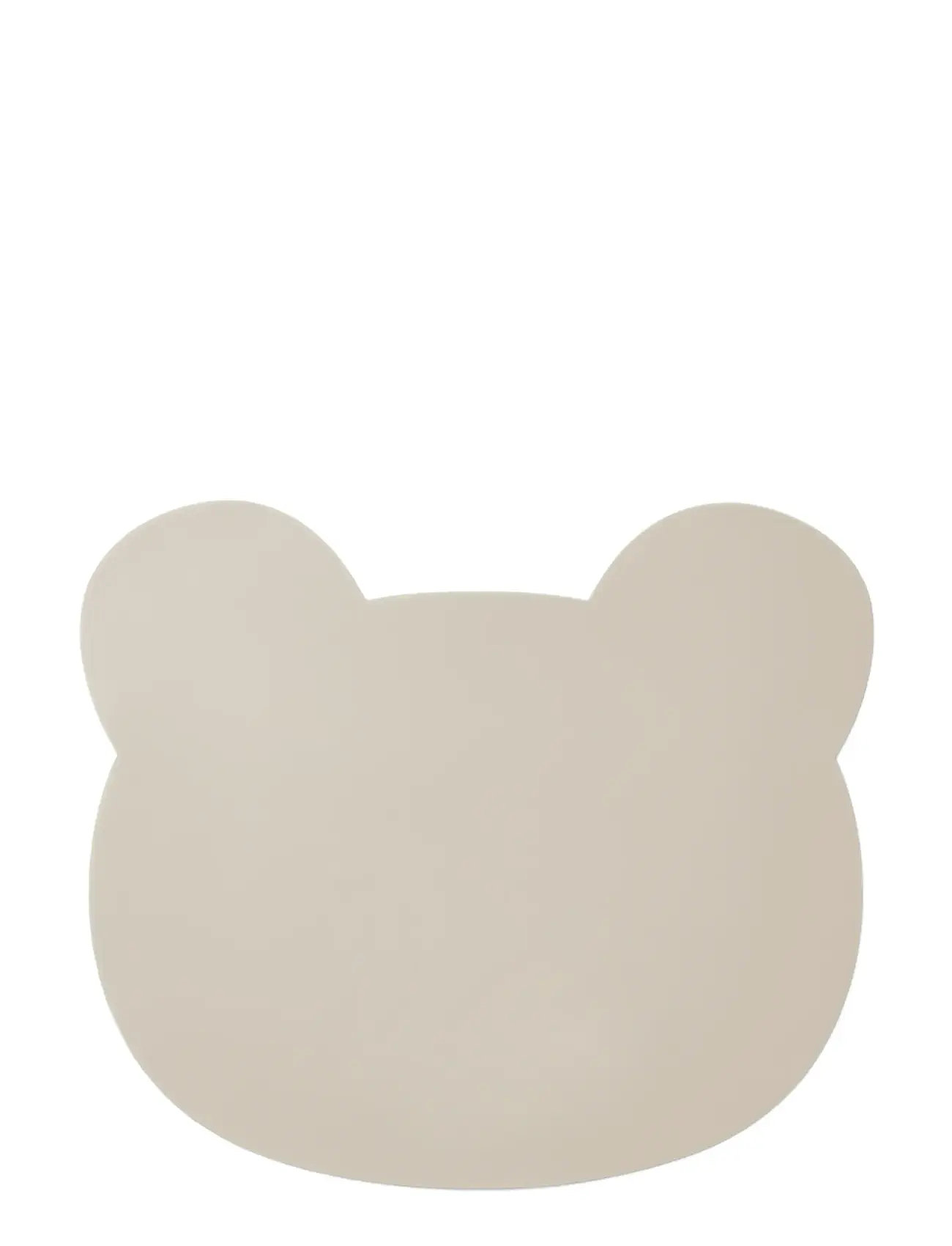 Liewood Aura Bear Placemat, One Size, Cream, Måltid > Dækkeservietter Og Bordskånere, Børn