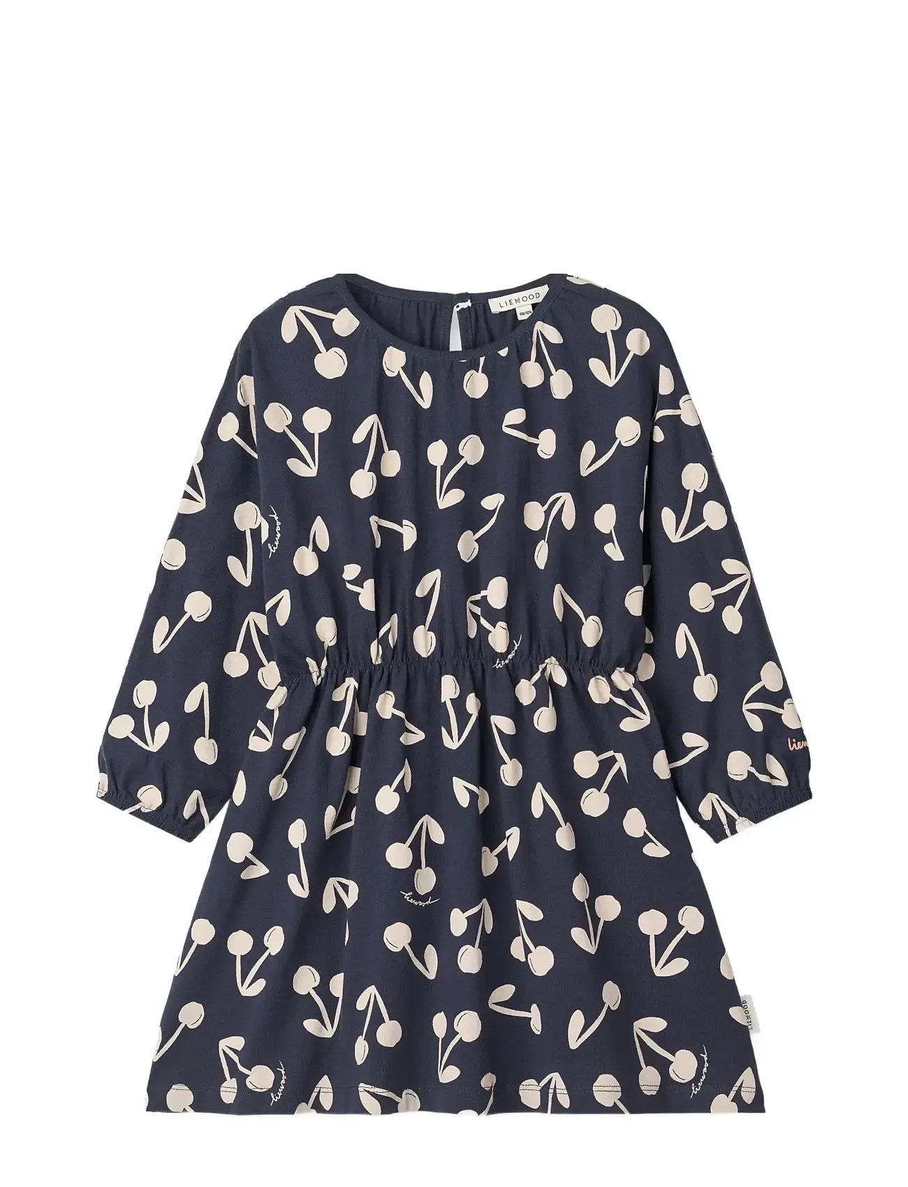 Liewood Sadia Printed Dress, 134/140, Navy, Fritidskjoler > Fritidskjoler Med Lange Ærmer, Børn