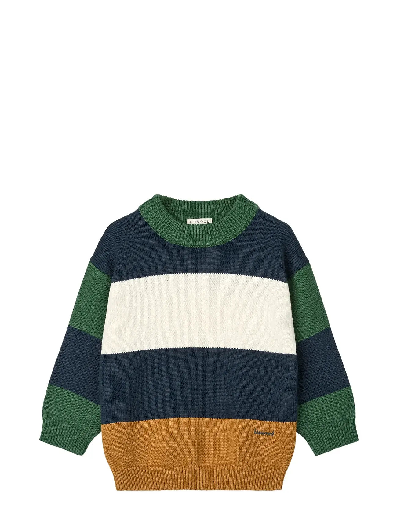 Liewood Orlane Stripe Knit Jumper, 110/116, Multi/patterned, Strik > Pullovere, Børn