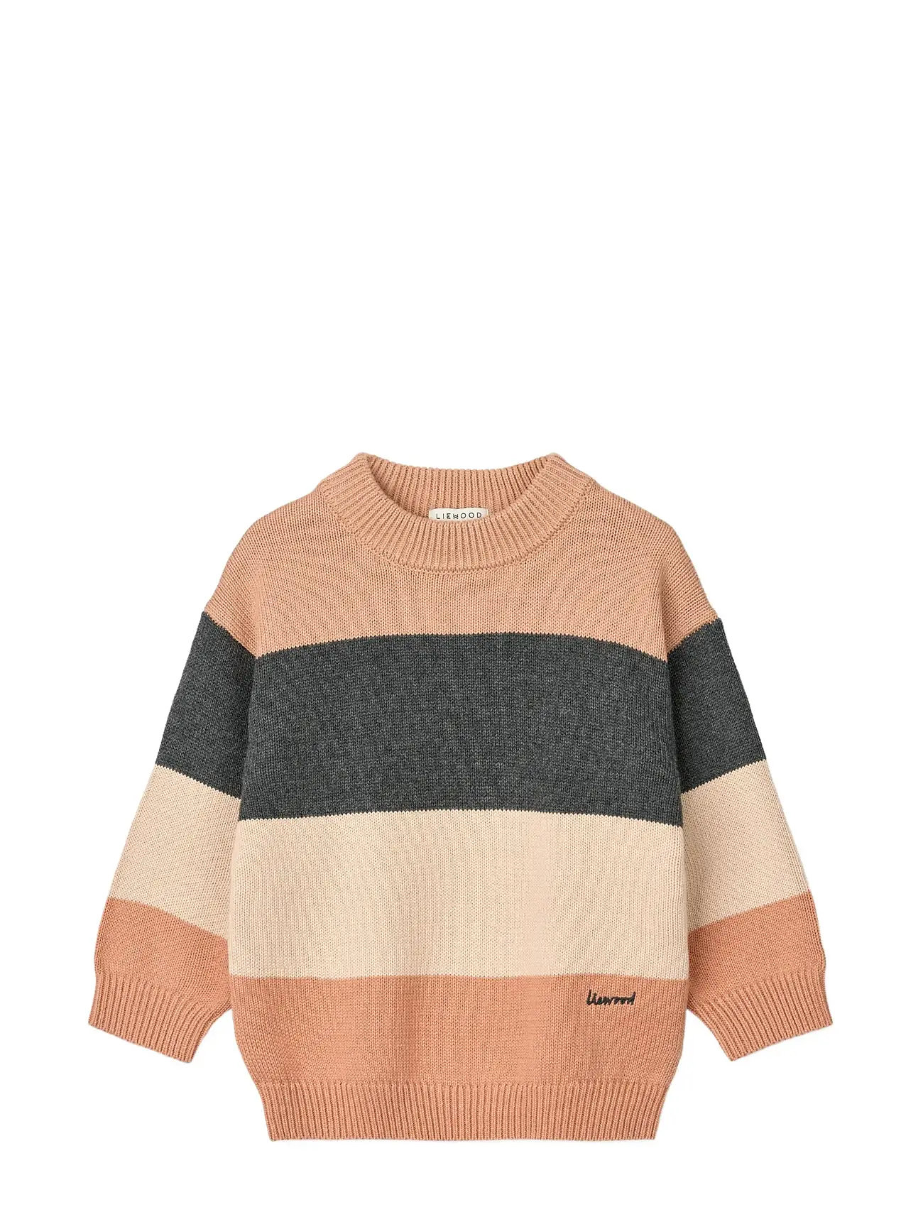 Liewood Orlane Stripe Knit Jumper, 86/92, Multi/patterned, Strik > Pullovere, Børn