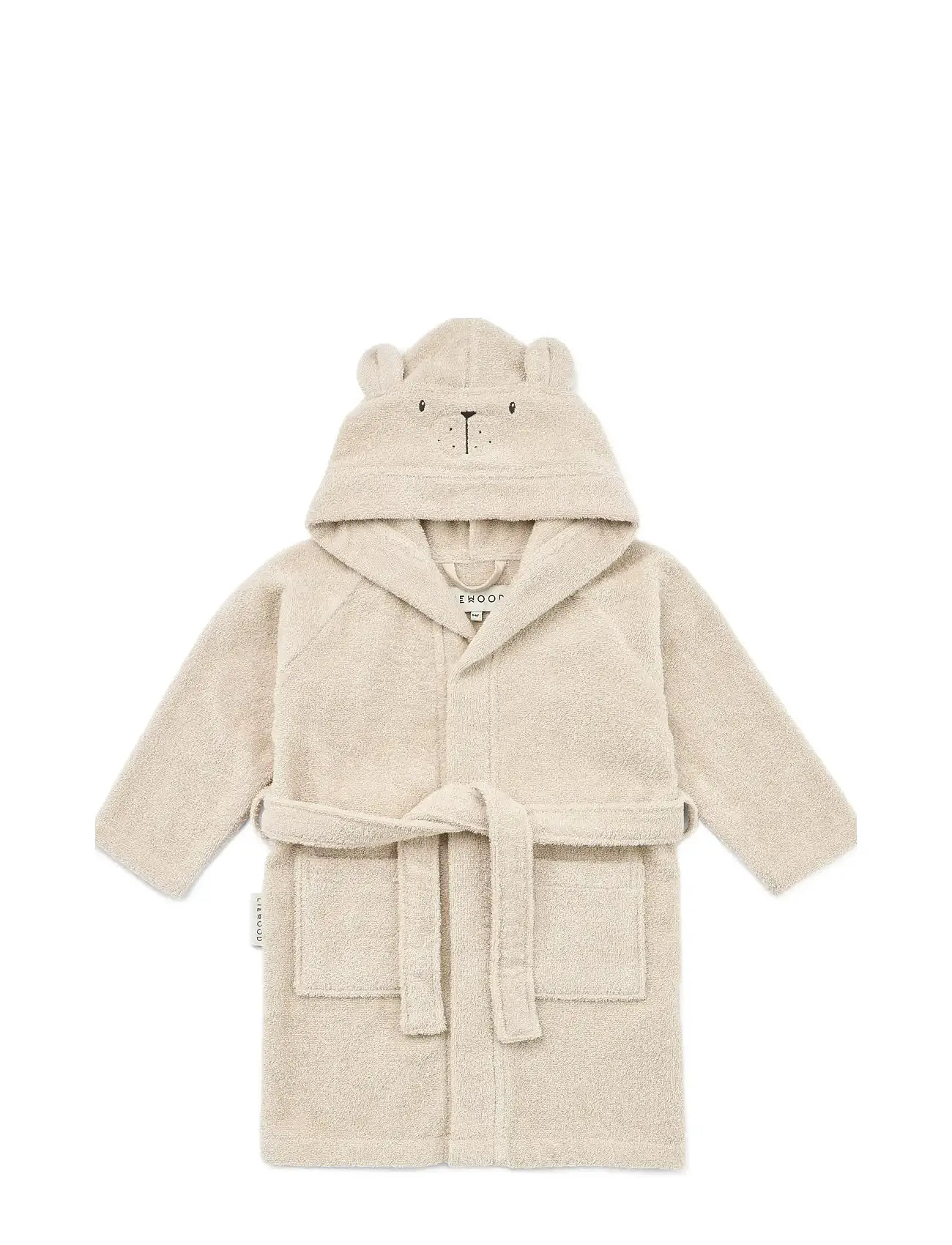 Liewood Lily Polarbear Bathrobe, 1/2Y, Cream, Nat- & Undertøj > Badekåber, Børn