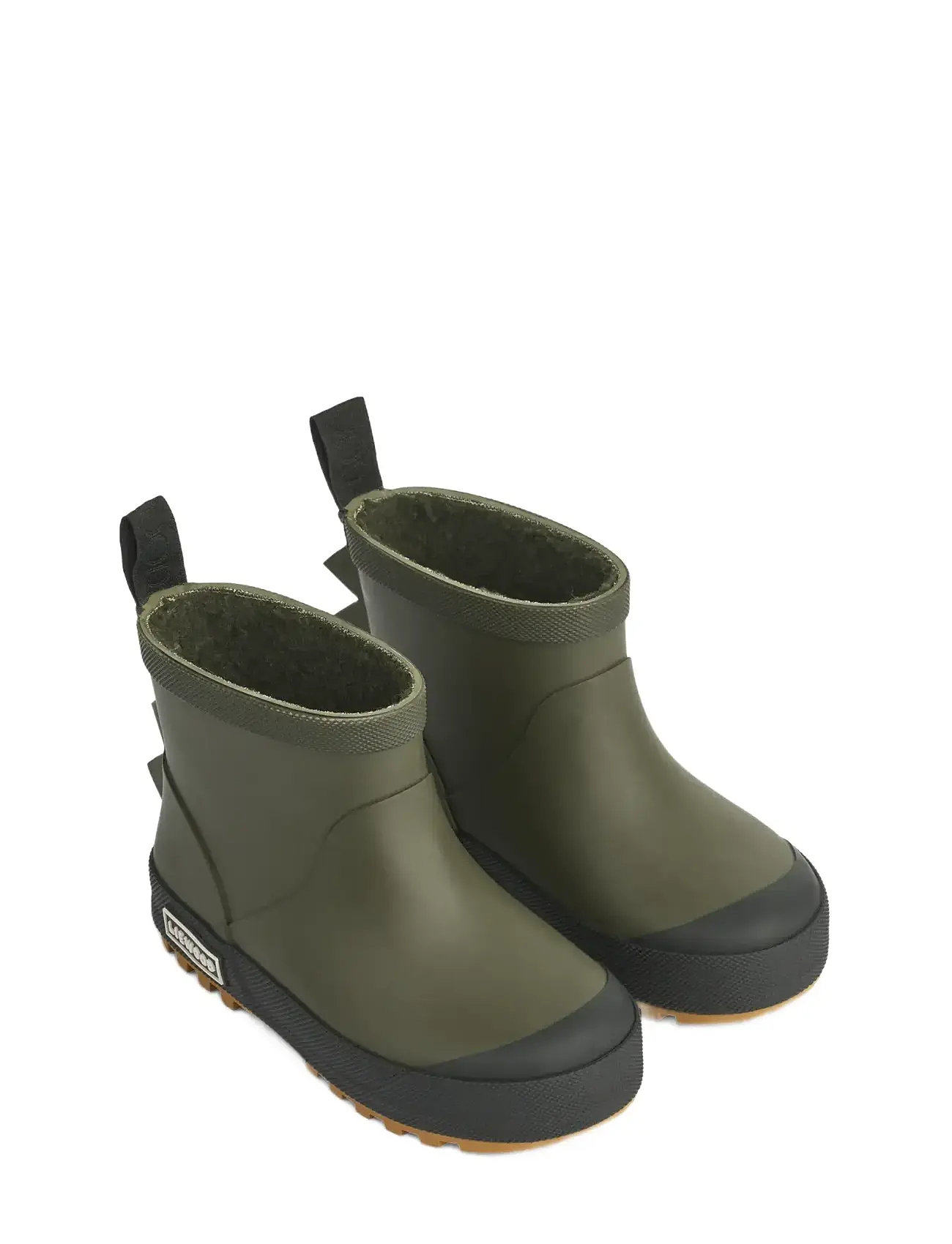 Jesse Dino Thermo Rainboot Shoes Rubberboots Low Rubberboots Lined Rubberboots Khaki Green Liewood
