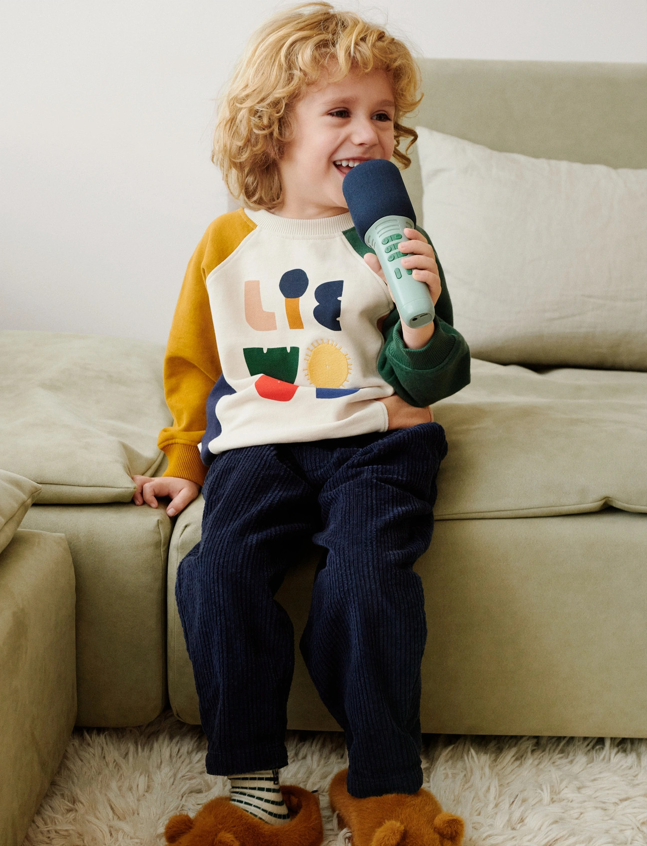 Liewood Beinta Karaoke Microphone, One Size, Green, Legetøj > Electronic & Media, Børn