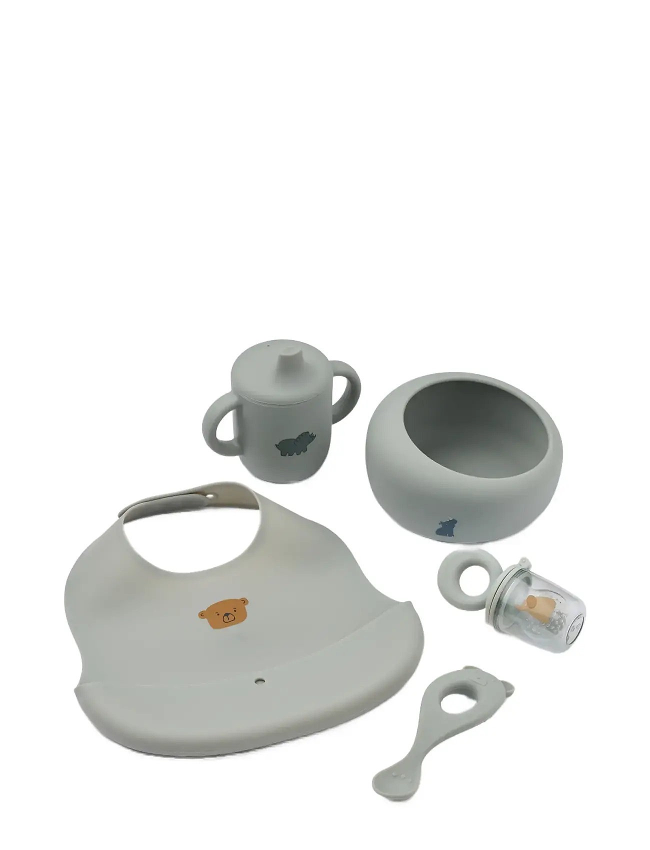 Liewood Mileah Baby Mealtime Set, One Size, Blue, Baby Feeding > Baby Dinner Sæt, Børn
