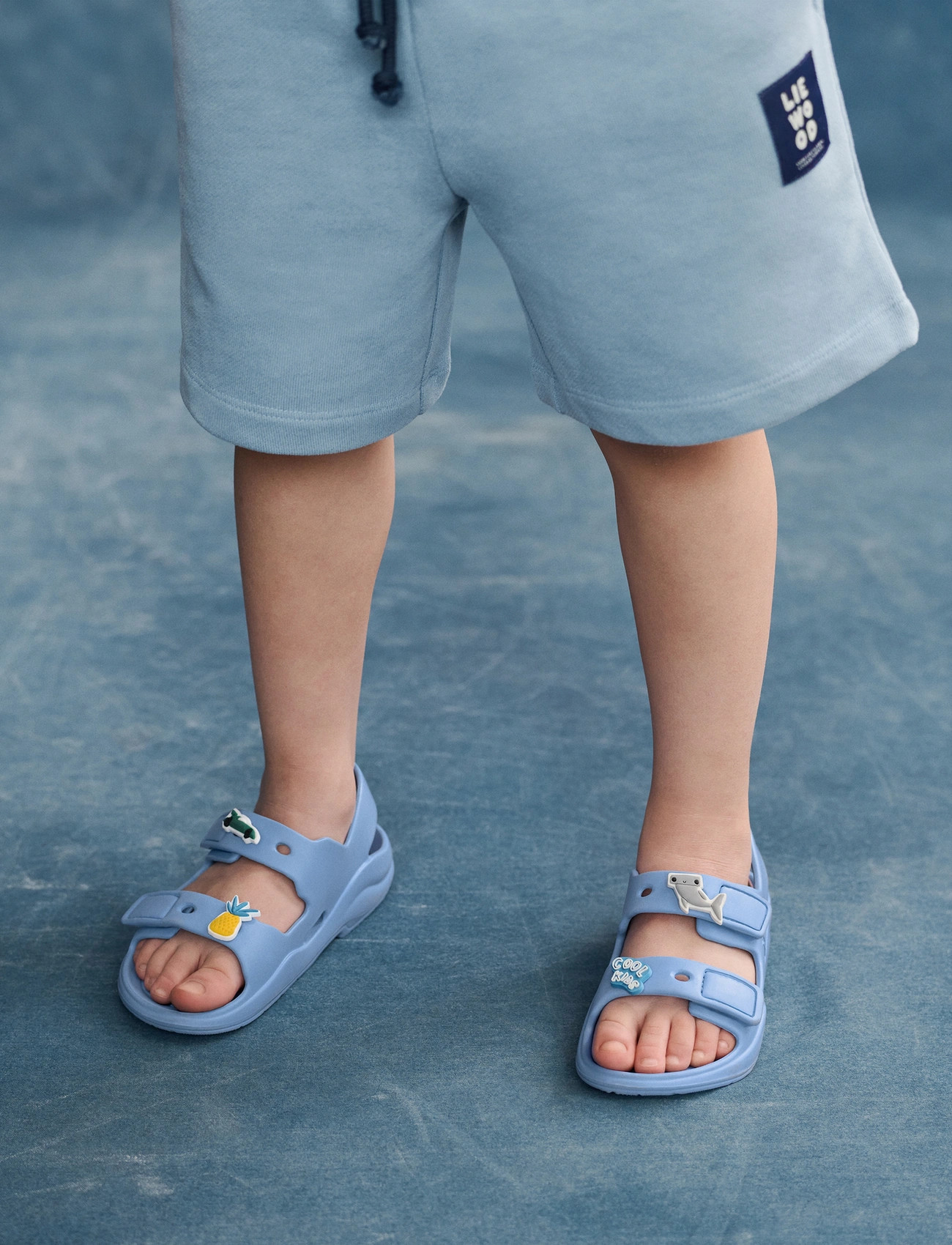 Liewood Lilo Sandals With Charms, 33, Blue, Sommersko > Sandaler, Børn