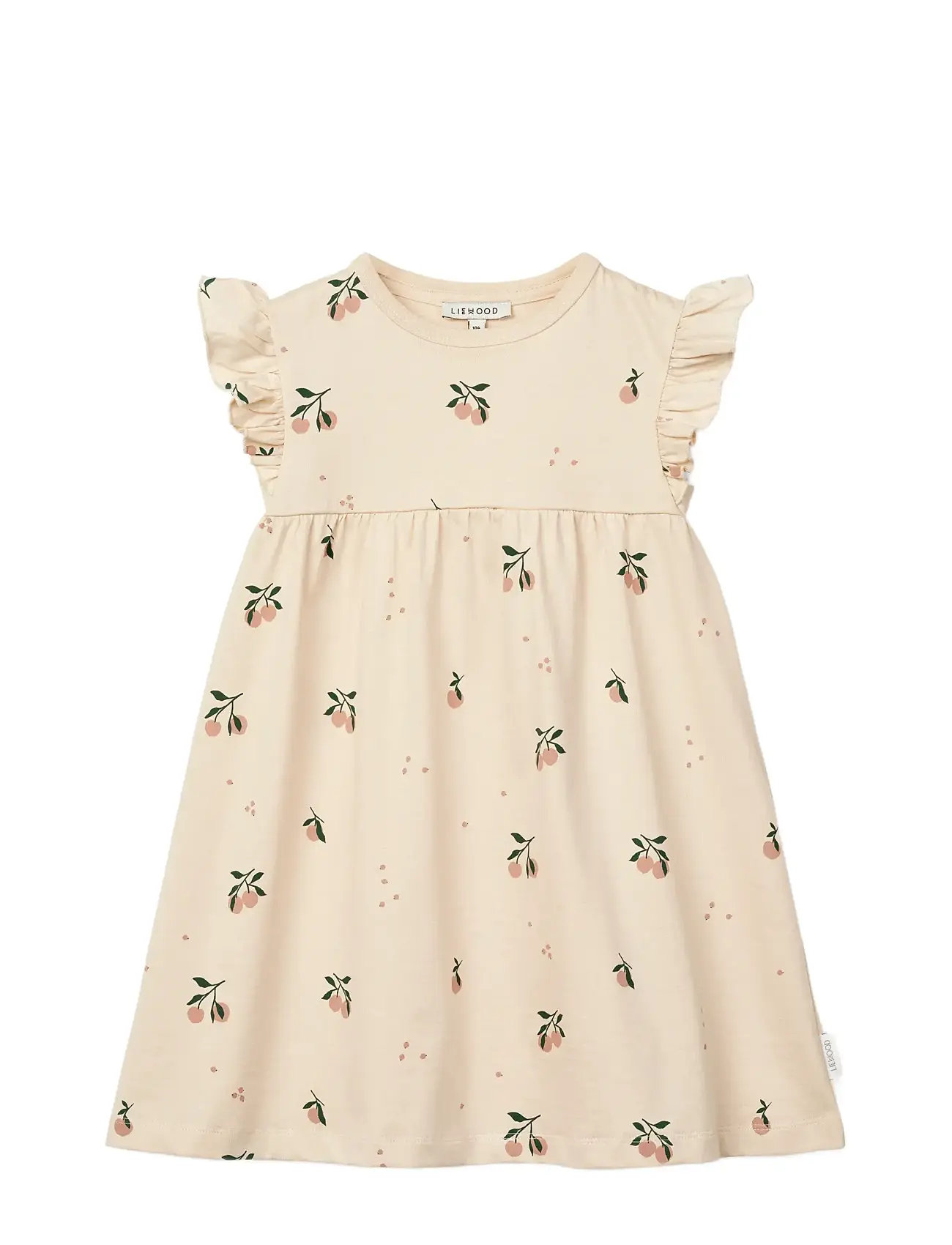 Liewood Neveah Printed Dress, 98/104, Cream, Babykjoler > Kortærmede Babykjoler, Børn