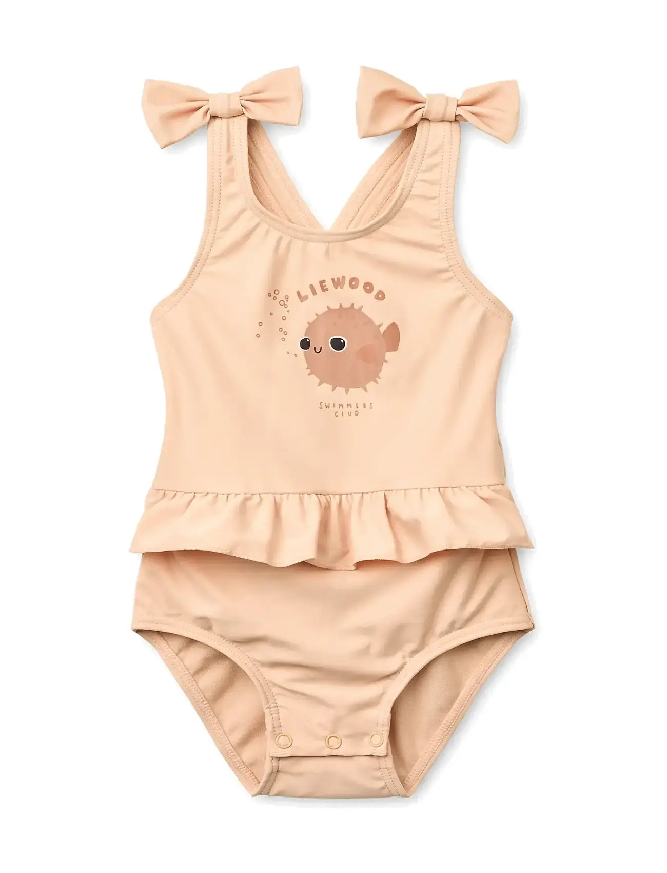 Liewood Amara Baby Swimsuit W Bow, 92, Pink, Badetøj > Badedragter, Børn