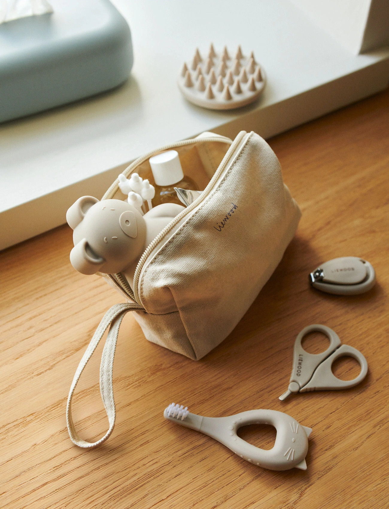 Liewood Calista Baby Nursery Kit, One Size, Cream, Pleje Og Hygiejne > Babypleje Accessories, Børn