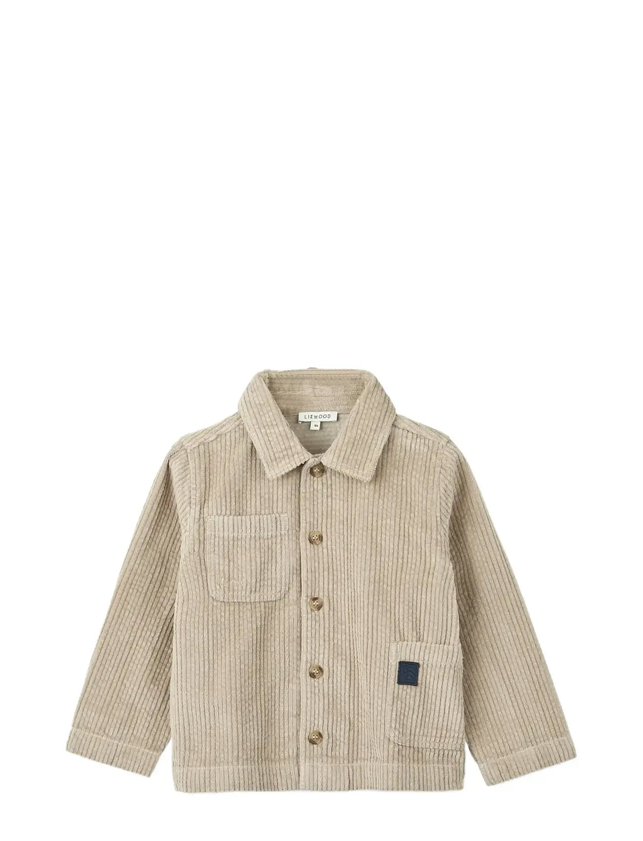 LIEWOOD Paule Kordsamt Overshirt Cream - 116 - Kinder