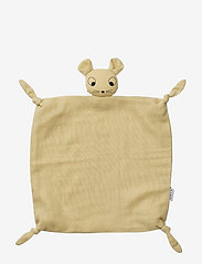 Liewood - Agnete cuddle cloth - cuddle blankets - mouse wheat yellow - 1