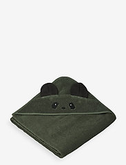Augusta hooded towel - PANDA HUNTER GREEN