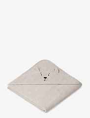 Augusta hooded towel - POLAR BEAR SANDY