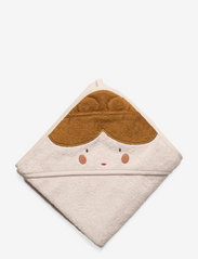 Liewood - Albert hooded towel - towels - doll/sandy - 0