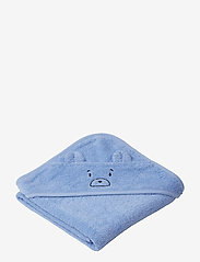 Albert hooded towel - MR BEAR SKY BLUE