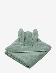 Albert hooded towel - RABBIT PEPPERMINT
