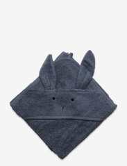 Liewood - Albert hooded towel 2-pack - accessoires - rabbit blue mix - 2