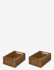 Weston Storage Box S 2-pack - GOLDEN CARAMEL