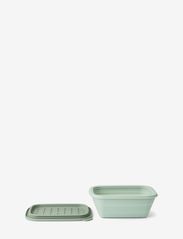 Liewood - Franklin foldable lunch box - lunch boxes & water bottles - dusty mint/faune green mix - 3