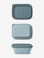 Franklin foldable lunch box - SEA BLUE/WHALE BLUE MIX