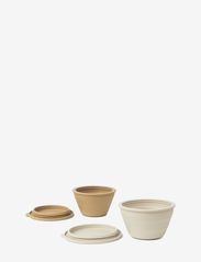 Dale foldable bowl set - SANDY/OAT MIX
