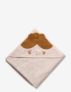 Augusta hooded towel - håndklæ - doll/sandy