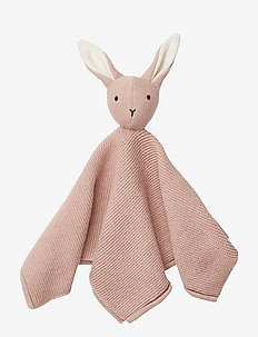 Milo knit cuddle cloth - cuddle blankets - rabbit rose