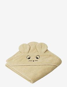 Albert hooded towel - håndklæ - mouse wheat yellow