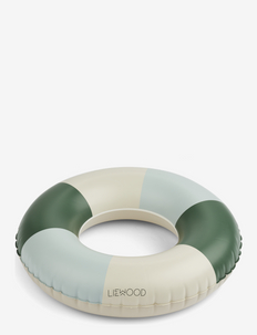 Baloo swim ring - vattenleksaker - stripe: garden green/sandy/dove blu