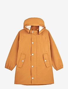 Spencer long raincoat - jackets - mustard