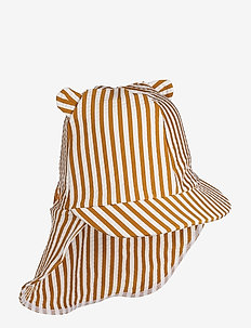 Senia seersucker sun hat - swim hats - y/d stripe