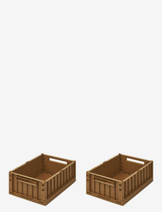 Weston Storage Box S 2-pack - uzglabāšanas kastes - golden caramel