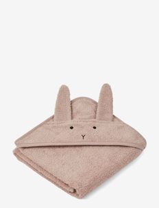 Albert hooded towel - håndklær - rabbit rose