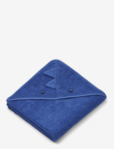 Augusta hooded towel - towels - dino/surf blue
