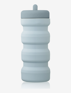 Wilson foldable bottle - priešpiečių dėžutės & gertuvės - sea blue/whale blue mix