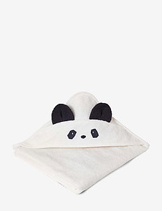 Augusta hooded towel - håndklæ - panda creme de la creme