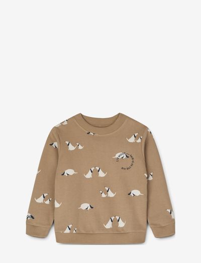 Thora colourblock sweatshirt - sweatshirts - dog / oat mix