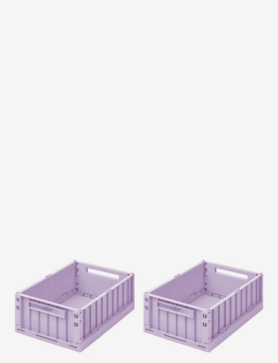Weston Storage Box M 2-pack - storage boxes - light lavender