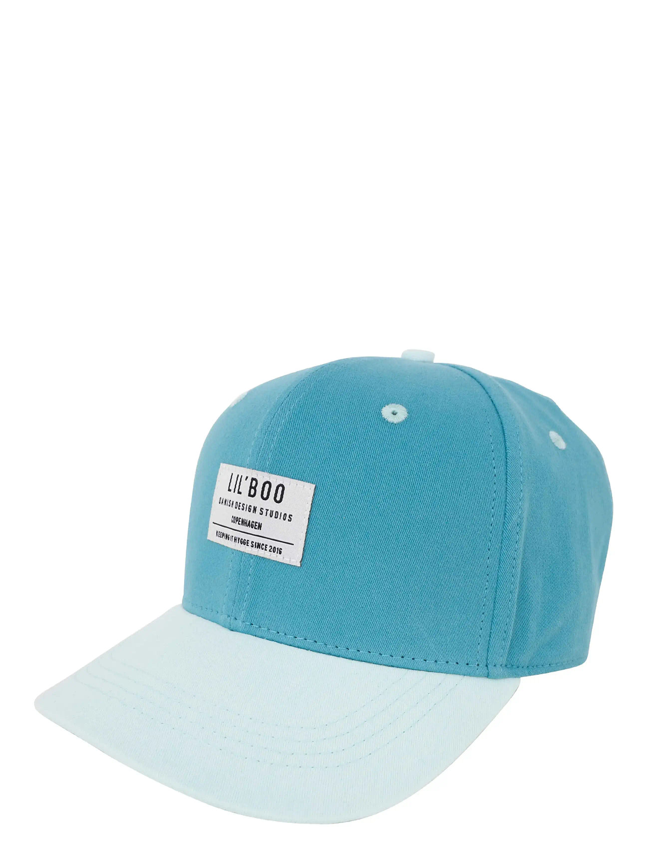 LIL' BOO Organic Block Snapback Blau - 3-7Y - Kinder