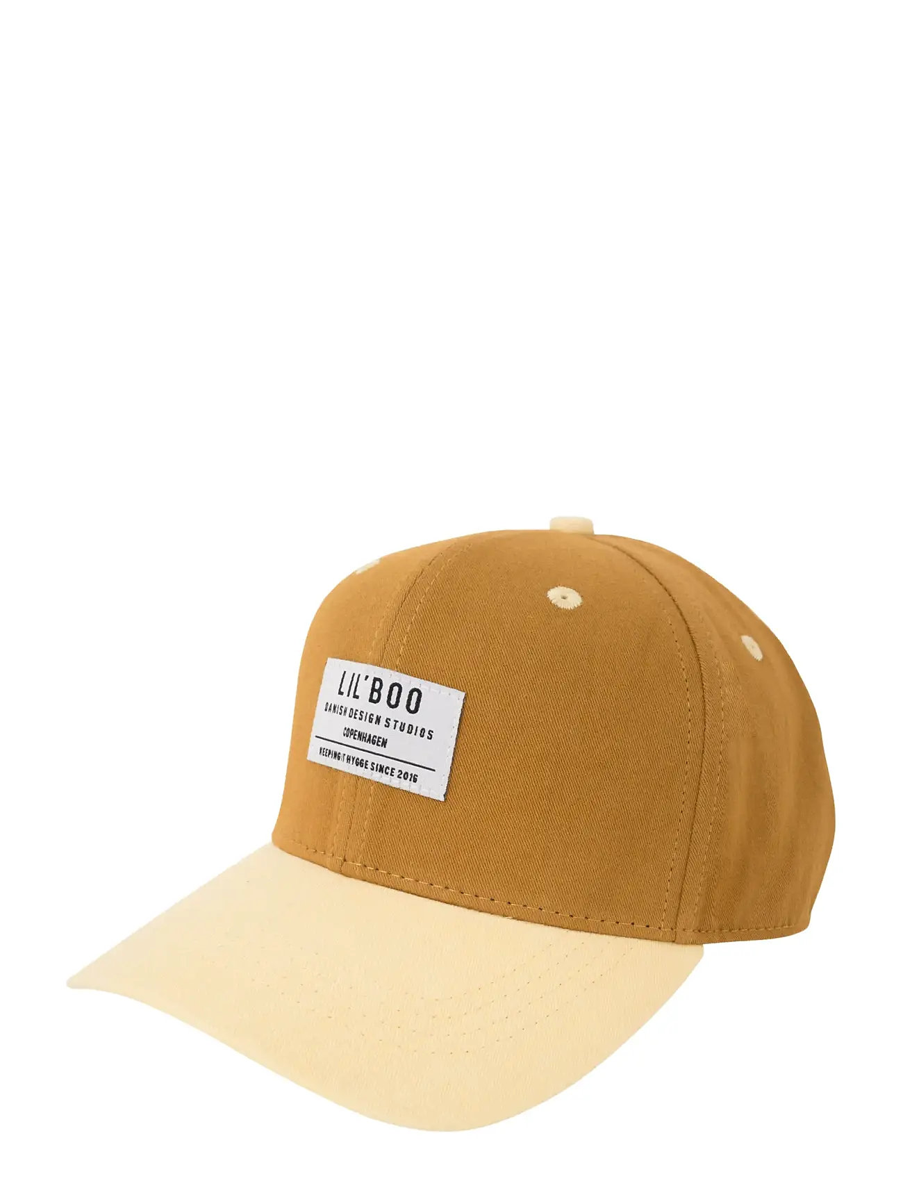 LIL' BOO Organic Block Snapback Braun - 1.5-4Y - Kinder