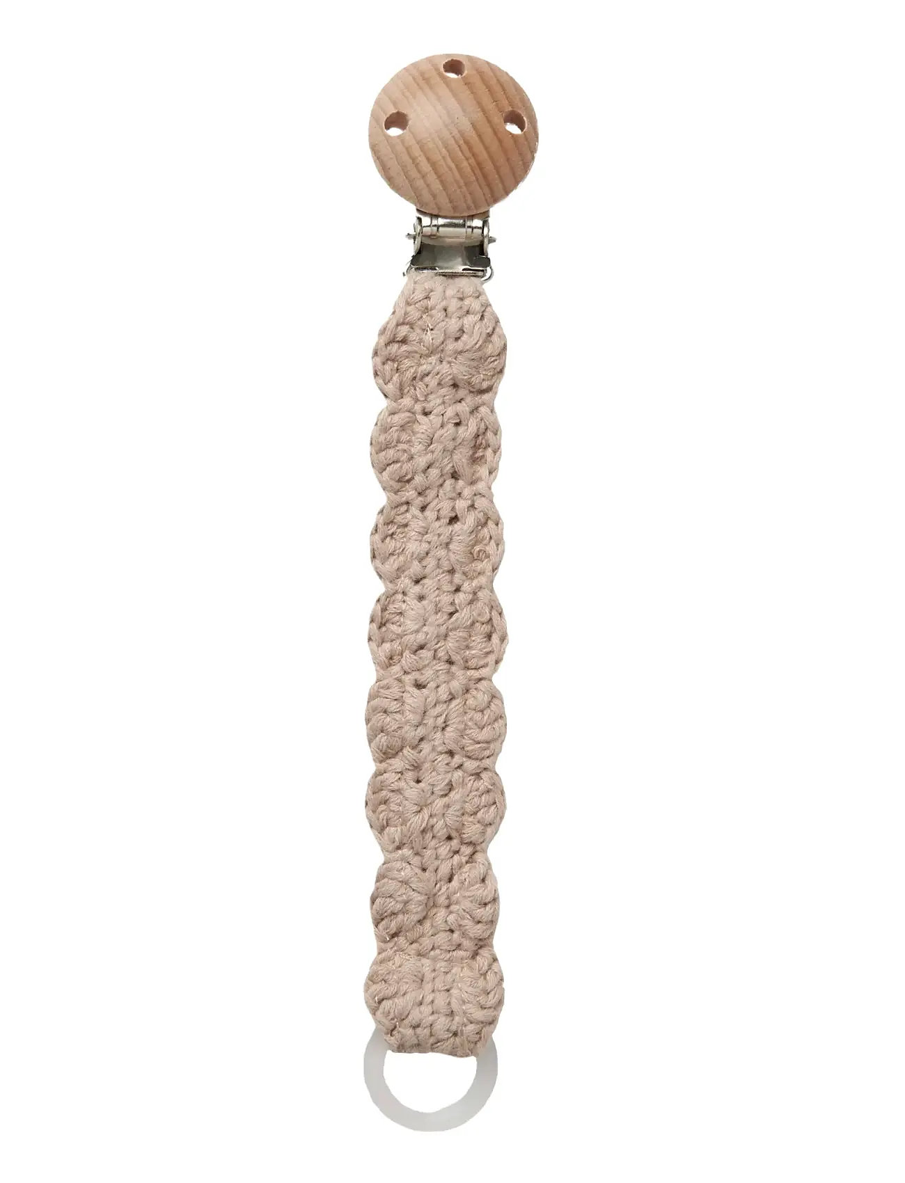 LIL'ATELIER Nbnlimo Crochet Pacifier String Lil Beige - One Size - Kinder