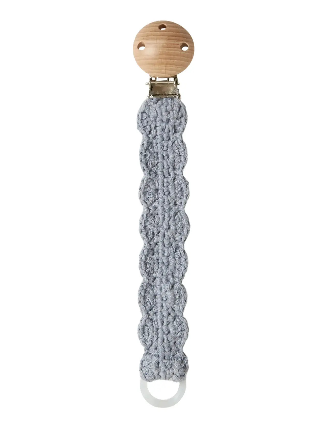 LIL'ATELIER Nbnlimo Crochet Pacifier String Lil Silber - One Size - Kinder