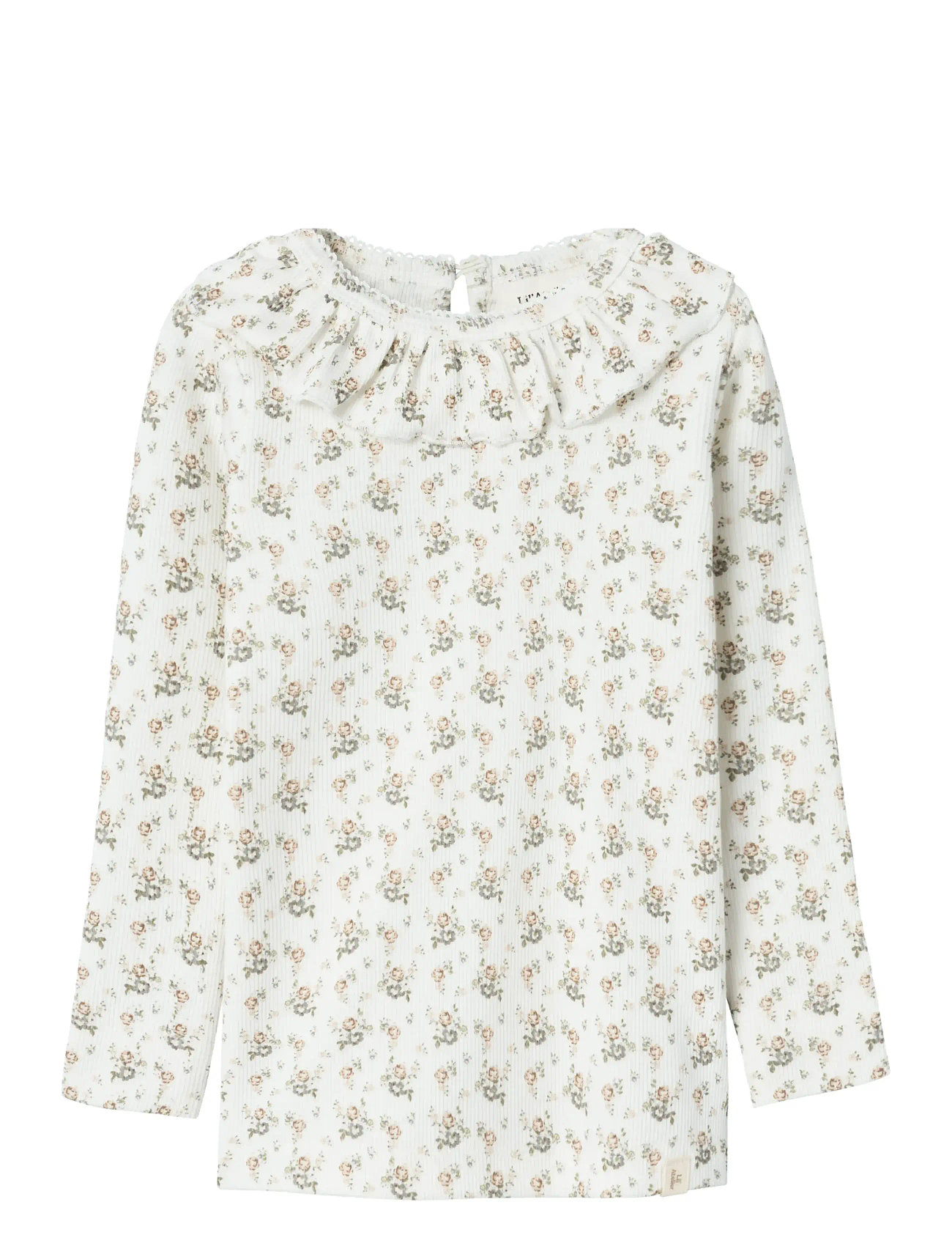 Nmfgago Kni Ls Slim Top Lil White Lil'Atelier